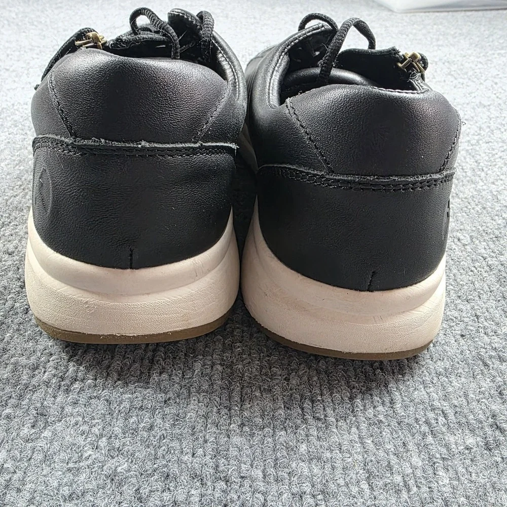 Billy Women's Sneaker II Black Zip Zipper Shoes 8.5 Adaptive Easy On Off‎